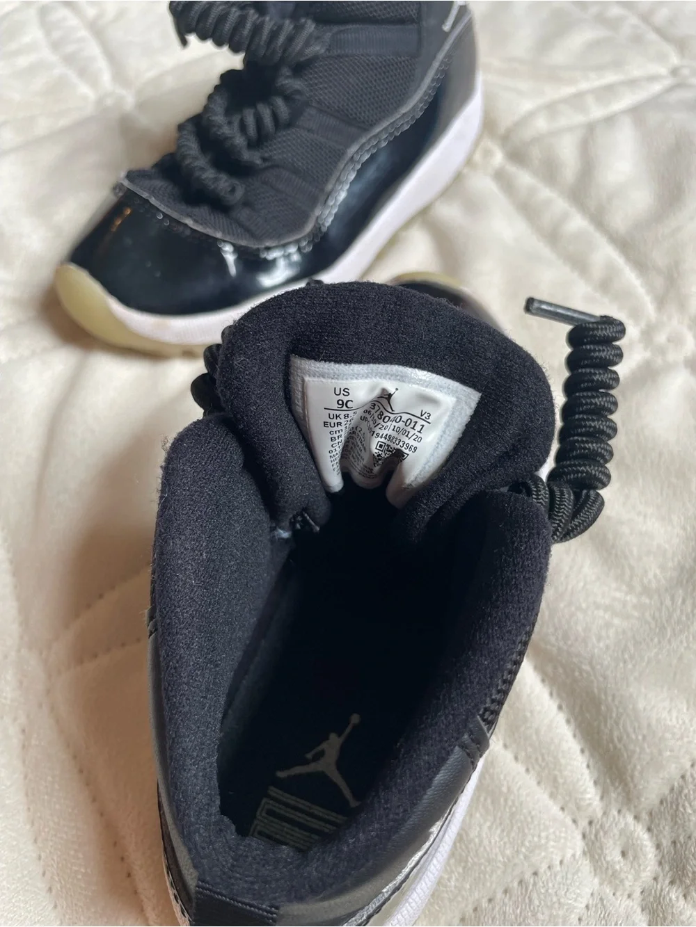 Toddler Nike Air Jordan 11 Retro Jubilee /25th Anniversary edition High-Top